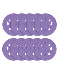 AB/125/120A - Aluminium Oxide Random Orbital Sanding Disc 120 Grit 125mm 10pc