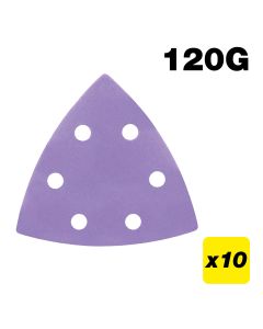 AB/OSC/120A - 93 x 93mm 120G Delta Sanding Pad, 10 Pack