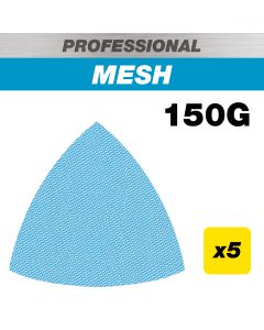 AB/OSC/150P - 93 x 93mm 150G Pro Mesh Delta Sanding Pad, 5 Pack