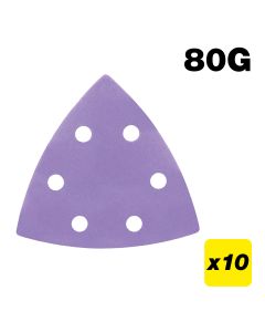 AB/OSC/80Z - 93 x 93mm 80G Delta Sanding Pad, 10 Pack