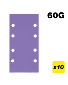 AB/THD/60Z - 93 x 185mm 60G Third Sheet Sanding Pad, 10 Pack