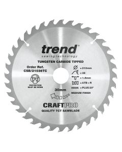 CSB/21036TC - Craft saw blade 210mm x 36 teeth x 30 x 1.8 for DCS7485