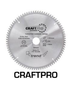 CSB/AP18458A - Craft saw blade aluminium and plastic 184 x 58 teeth x 30