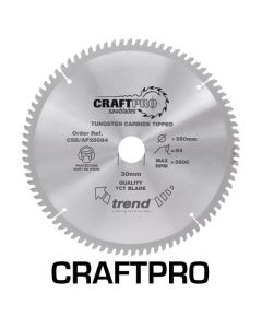 CSB/AP18458A - Craft saw blade aluminium and plastic 184 x 58 teeth x 30