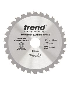 CSB/NC18430A - Blade TC 184 x 30 teeth x 30 nail cutting