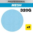 AB/125/320P - 125mm 300G Pro Mesh Random Orbital Sanding Disc, 5 Pack