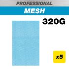 AB/133/320P - 80 x 133mm 320G Pro Mesh Sanding Pad, 5 Pack