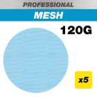 AB/150/120P - 150mm 120G Pro Mesh Random Orbital Sanding Disc, 5 Pack
