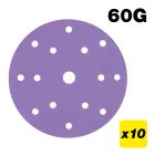 AB/150/60Z - 150mm 60G Random Orbital Sanding Disc, 10 Pack