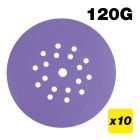 AB/225/120A - 225mm 120G Drywall Sanding Disc, 10 Pack