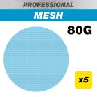 AB/225/80P - 225mm 80G Pro Mesh Drywall Sanding Disc, 5 Pack