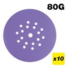 AB/225/80Z - 225mm 80G Drywall Sanding Disc, 10 Pack