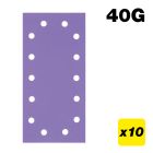 AB/HLF/40Z - 115 x 230mm 40G Half Sheet Sanding Pad, 10 Pack