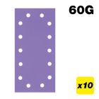 AB/HLF/60Z - 115 x 230mm 60G Half Sheet Sanding Pad, 10 Pack