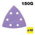 AB/OSC/150A - 93 x 93mm 150G Delta Sanding Pad, 10 Pack
