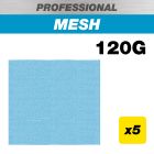 AB/QTR/120P - 115 x 107mm 120G Pro Mesh Quarter Sheet Sanding Pad, 5 Pack