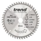 CSB/16548B - Trend Wood Circular Saw Blade 165mm x 20mm x 48T