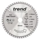 CSB/16552T - Trend Wood Cordless Circular Saw Blade 165mm x 20mm x 52T