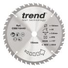 CSB/18440 - Trend Wood Circular Saw Blade 184mm x 16mm x 40T