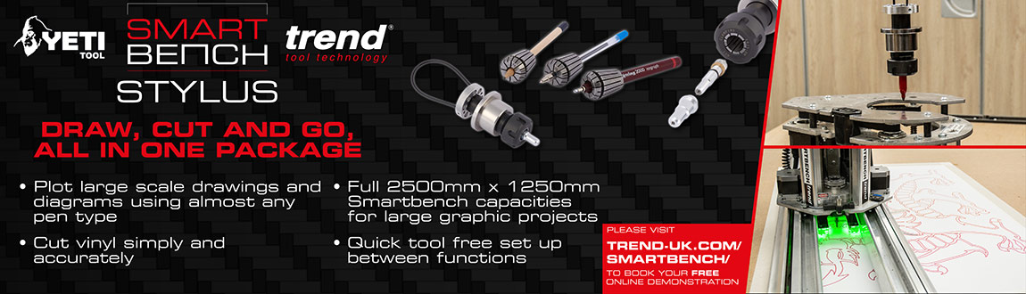 Trend CNC SmartBench Stylus - Draw, Cut & Go - All in one package